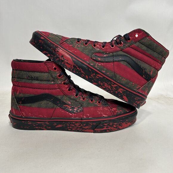 Vans X House Of Terror SK8 Hi Nightmare On Elm Street “Freddy Krueger” 2024